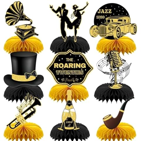 INRUI Roaring 20s Party Centrepieces Cover