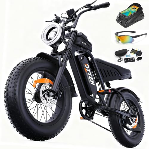 DTTZH F6 1500W Adult Electric Bike, 33MPH Fast E...