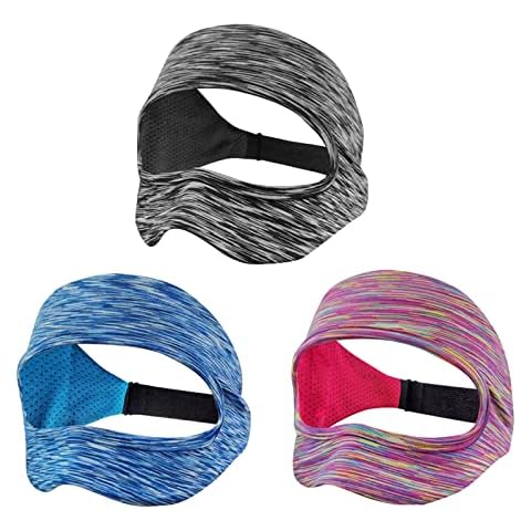 Growalleter VR Eye Mask Cover for PSVR2 Headset,Adjustable Washable Swat Band for PSVR2 Headset (3 PIECES) Cover