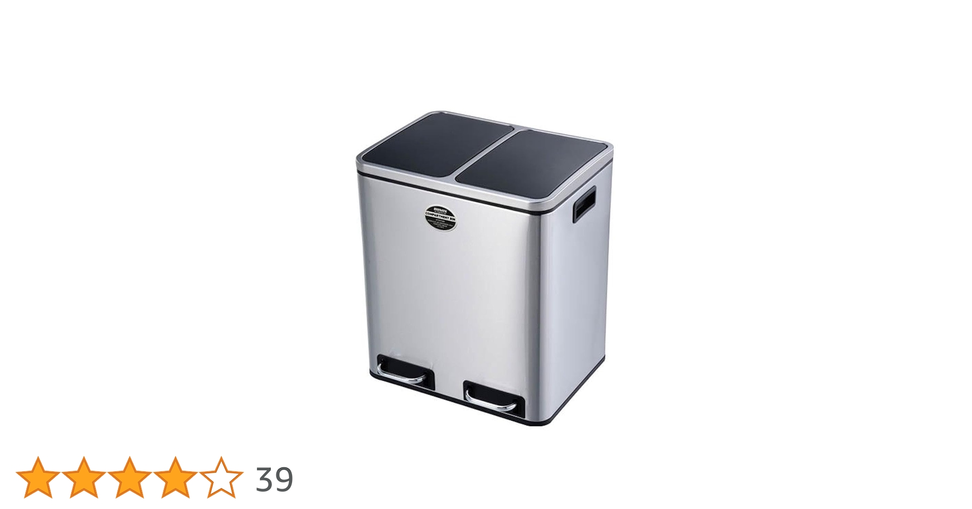 DULTON ごみ箱 2コンパートメント ビン 30L ステンレス ダルトン Amazon｜ダルトン(Dulton) 2 コンパートメント ビン 30L 15L×2列