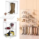 Attelite XXX-Large Acrylic Display Case Boot Shoe Storage Boxes - Image 3