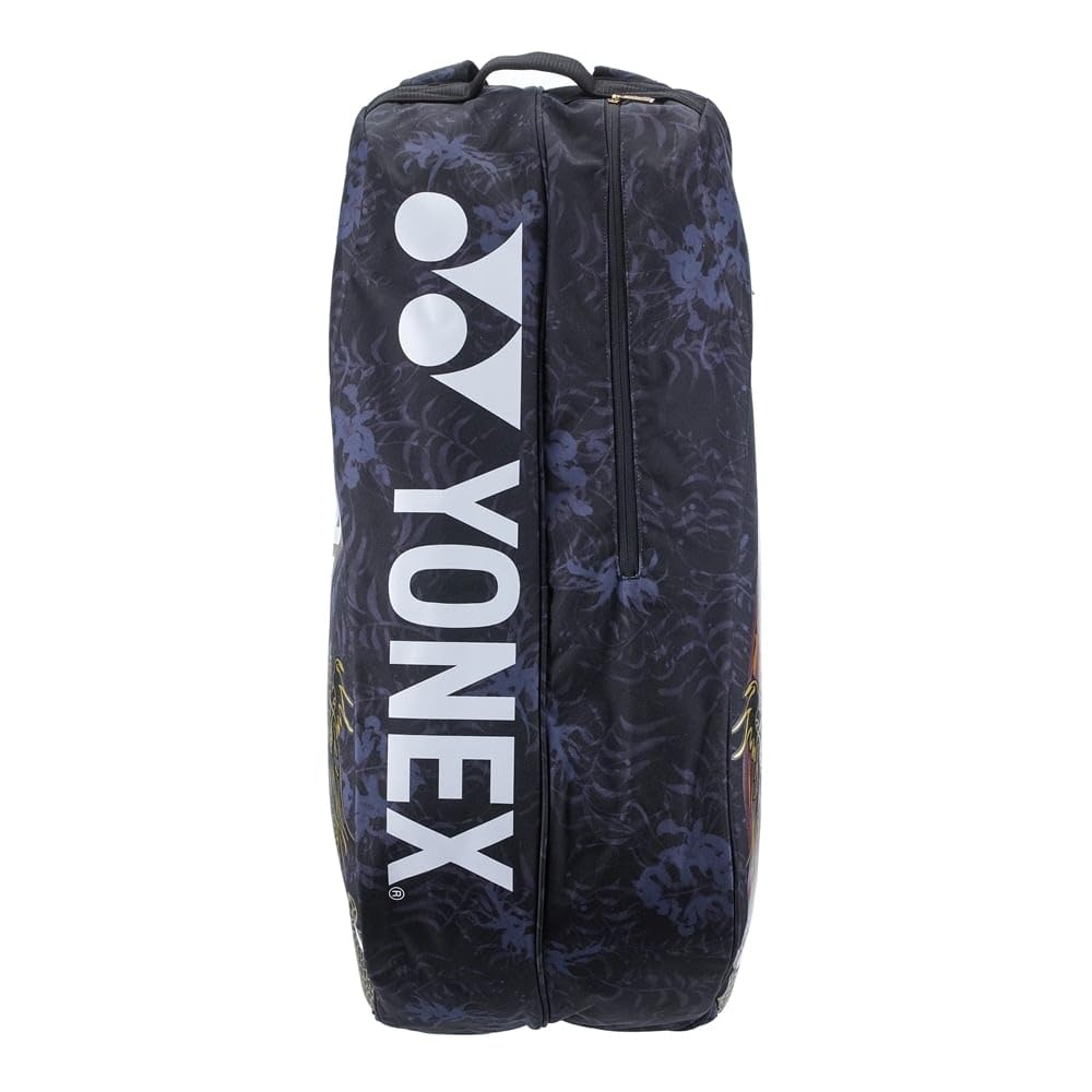 YONEX Osaka Pro 6 Sac de Raquette, Noir/Or, Bretelles Réglables, Compartiment Chaussures