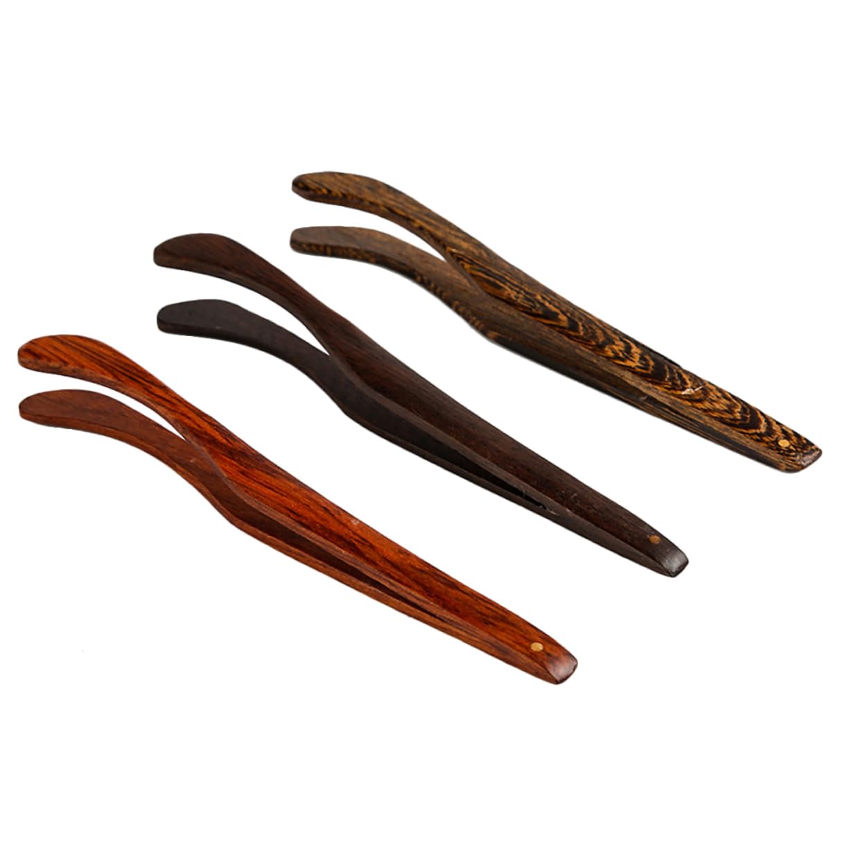 TIDTALEO Retro Tea Accessories Wooden Tea Clamp Tea Making Accessories Chinese Tea Set for Tea Lovers