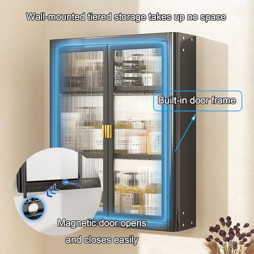 Armoire murale réglable en métal pour optimiser un petit espace