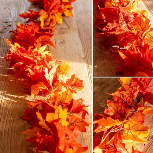 Guirlande d'automne pour table et balcon idéale pour ambiance cocooning - 7