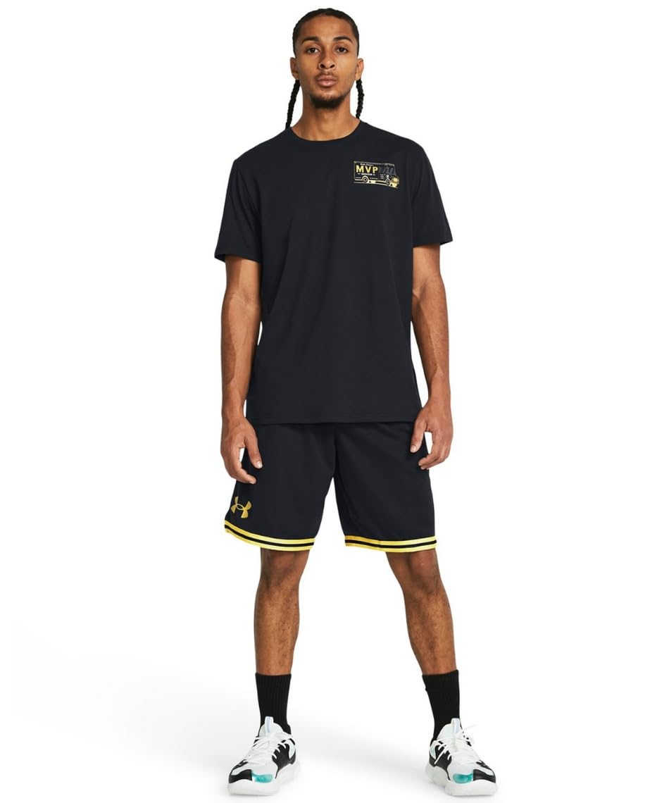 Under Armour - Pantaloncini da Basket Perimetrali, Pantaloncini Uomo