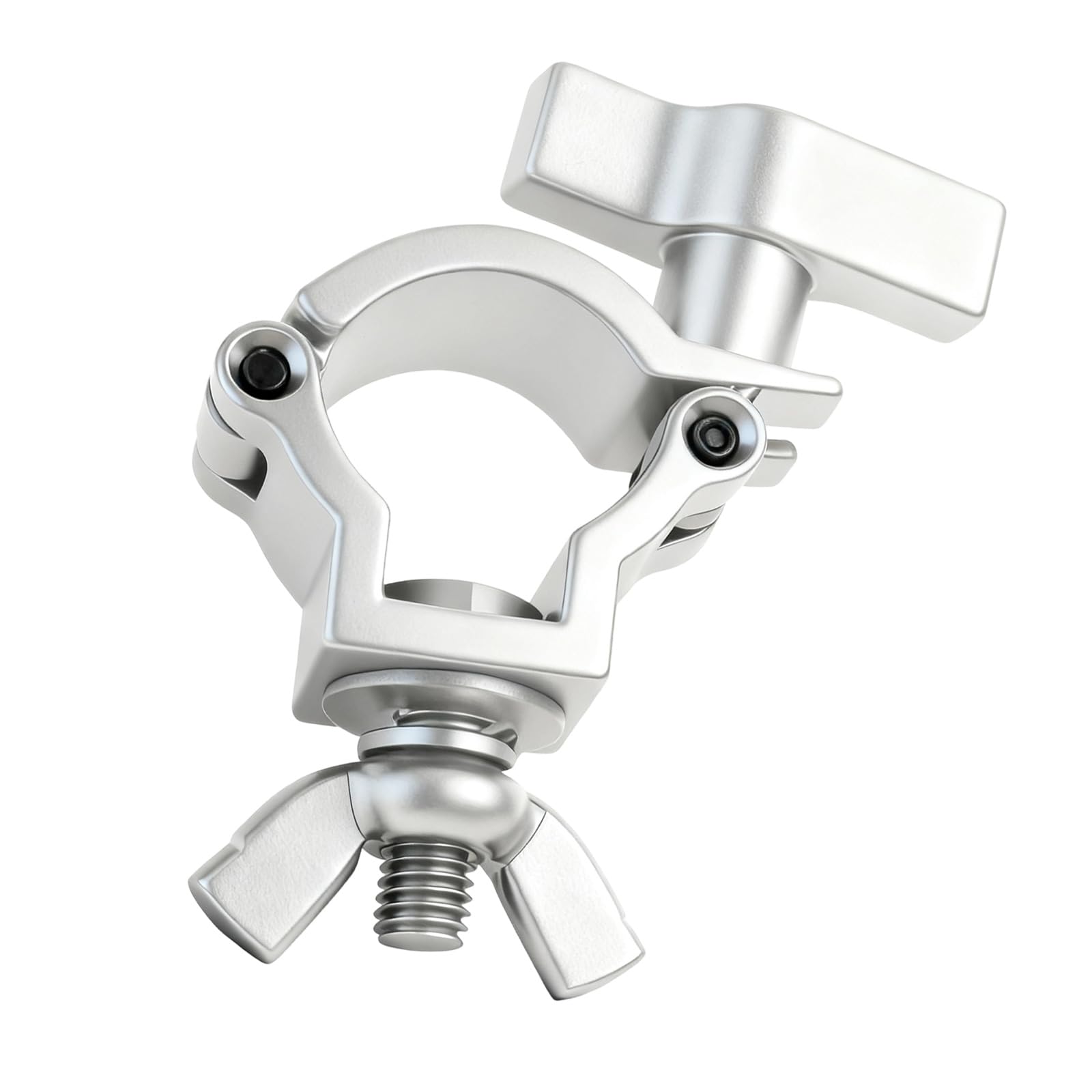 Maxtonser Single Bolt Stage Lighting Fixture Clamp 25 30mm Tube Compatibility Durability Aluminum Alloys Vibrations Resistance