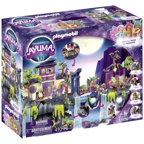 PLAYMOBIL Adventures of Ayuma 71030 Feen-Akademie, Inkl. Spielzeug-Feen mit beweglichen Feen-Flügeln, für Kinder ab 7 Jahren