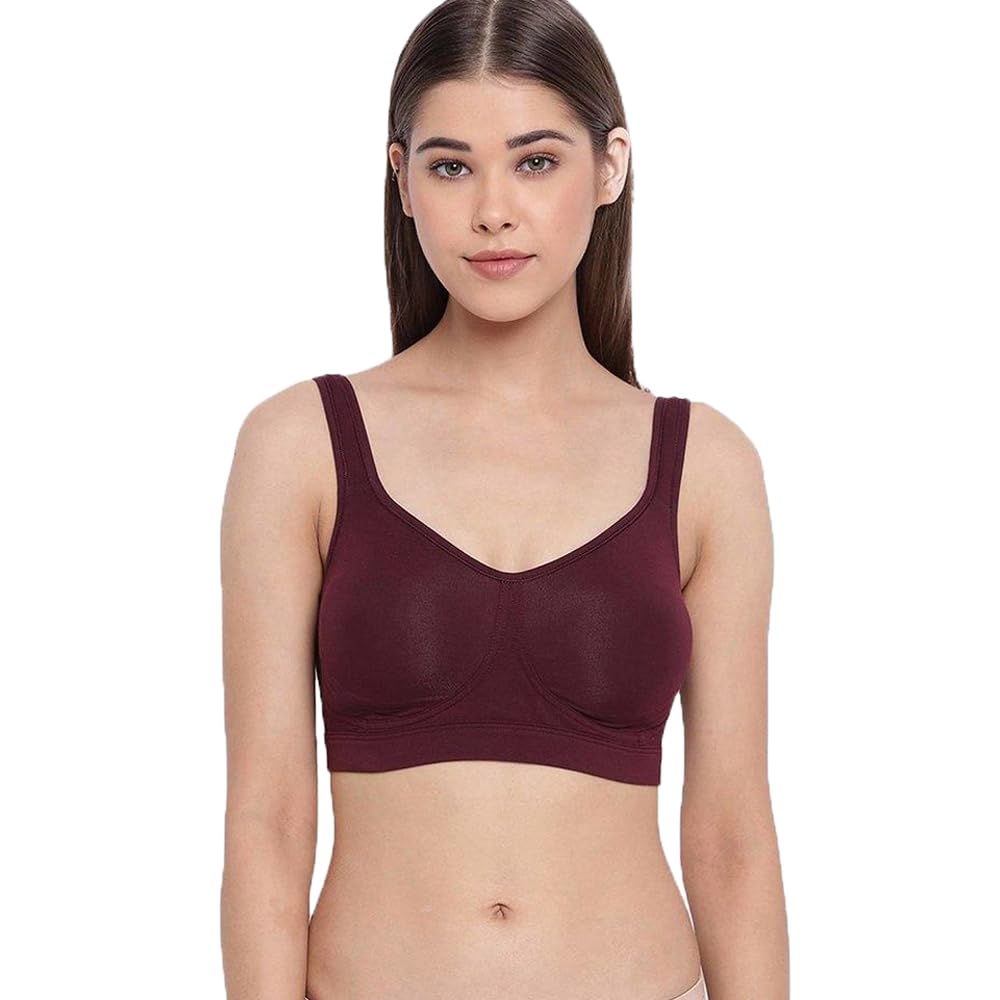 EnamorWomens A142 Full Coverage Bra GRAPEWINE