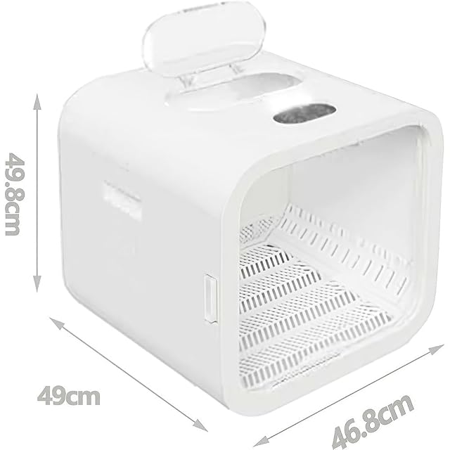 Foto 8 de 8 de Caja secadora automática para mascotas para gatos y perros pequeños,eficiente,automático y silencioso 360°…