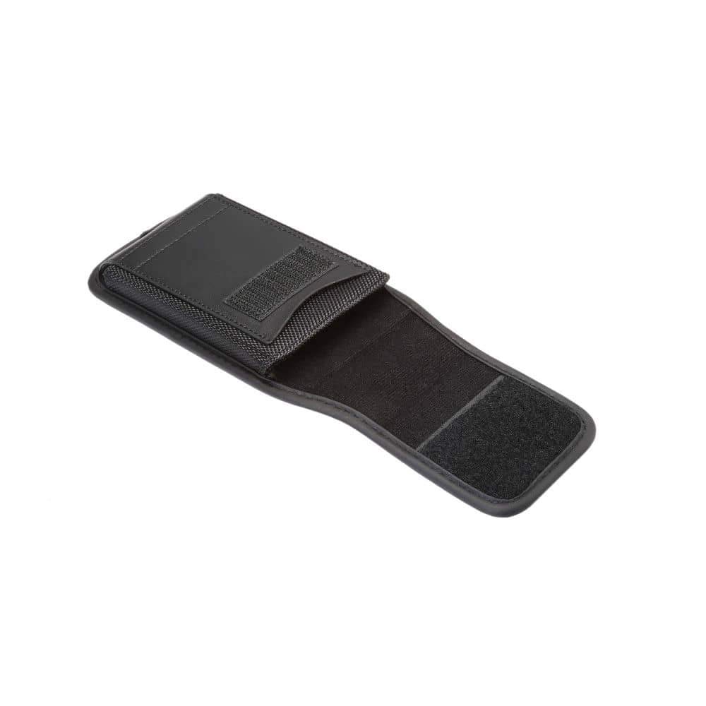Custodia da Cintura con Porta Carte in Nylon e Similpelle Verticale per Google Pixel 8 - Nero