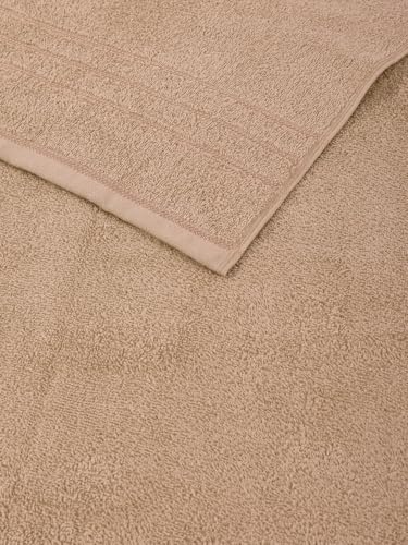 Image of Monte Carlo Essential 100% Cotton Small Bath Towel | 340 GSM Ultra Lightweight & Quick Dry | Soft Absorbent Compact Towel 60x120 cm | Bathroom Towel for Gym, Travel & Daily Use (Soho) | Quit Green