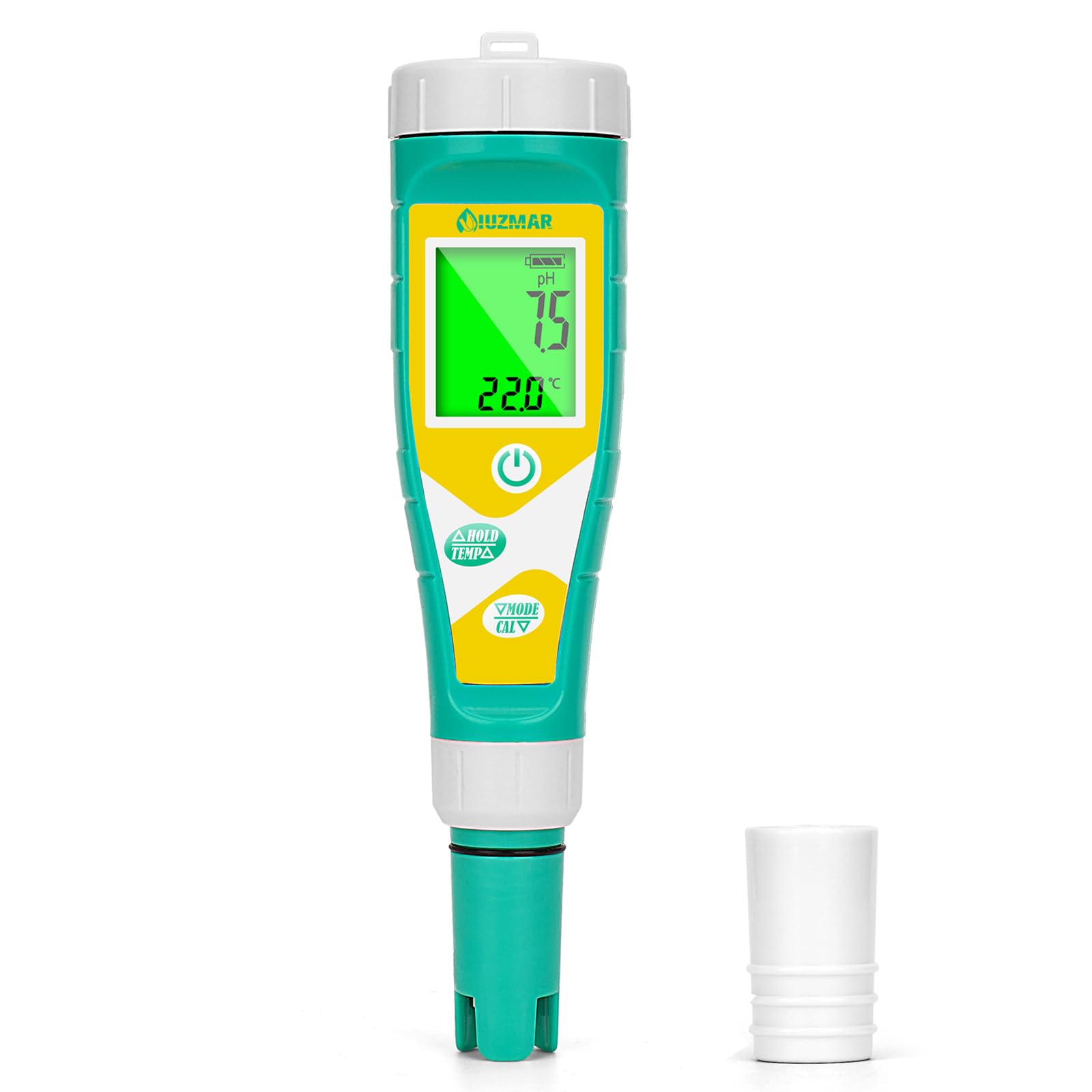 Pool Salinity pH Meter, pH and ORP Meter Accurate Consistent Pool Water, 6 in 1 pH Salinity ORP TDS EC Temp Tester, pH PPM and EC Tester for Hydroponics, Aquariums, Salt Pool, Spa