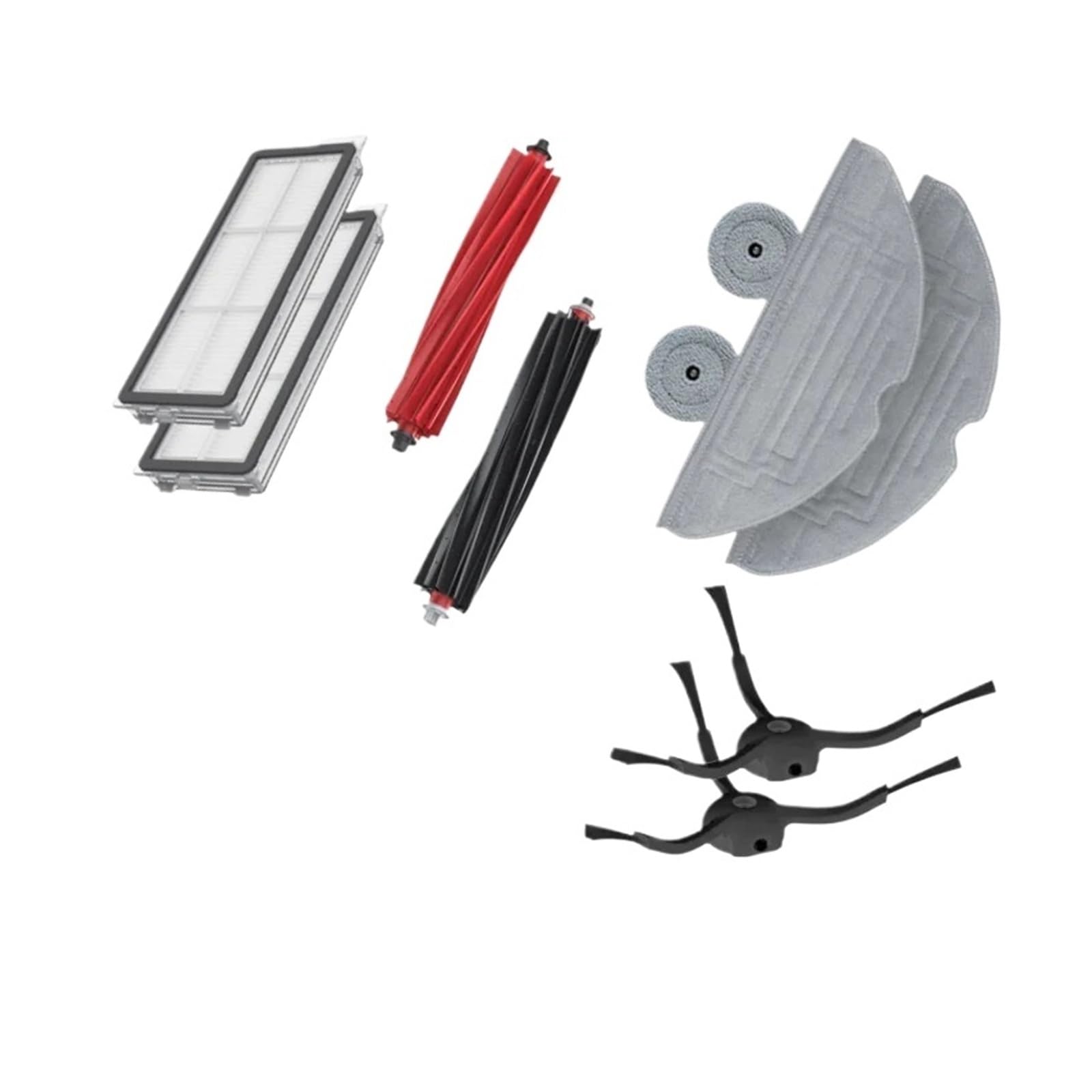 Filter Brush Mop Kit，Compatible For Roborock，S8 MaxV Vacuum Accessories