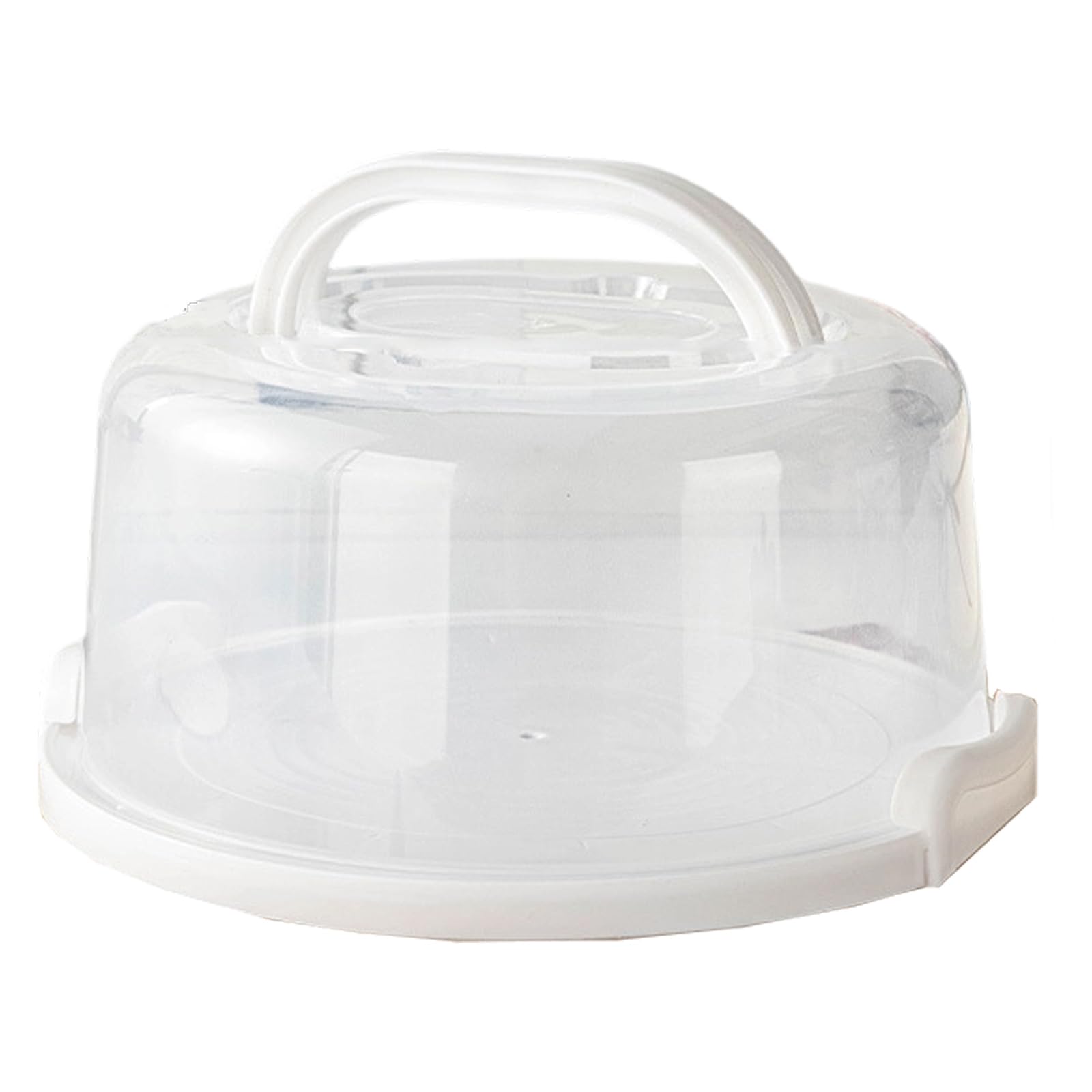 Msioytog Dessert Box with Carrying Handle Storage Container with Cover for Cakes Cookie and Snacks Portable Cake Storage Container