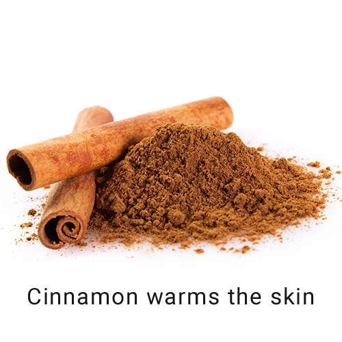 Edible Vanilla Massage Oil with Warming Cinnamon Spice to Relax The Muscles | Non-Greasy Blend of Almond and Coconut Oils