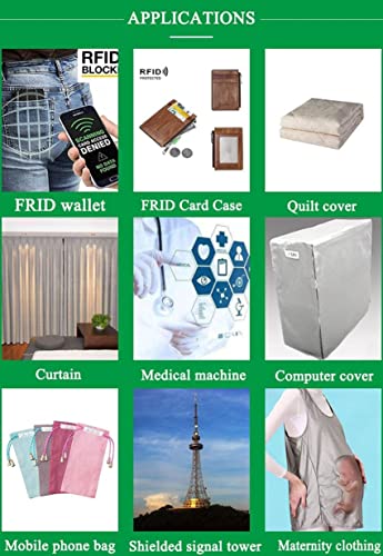 Protección RFID tela Faraday antirradiación AADECOR aislamiento emi blindaje de señal 8