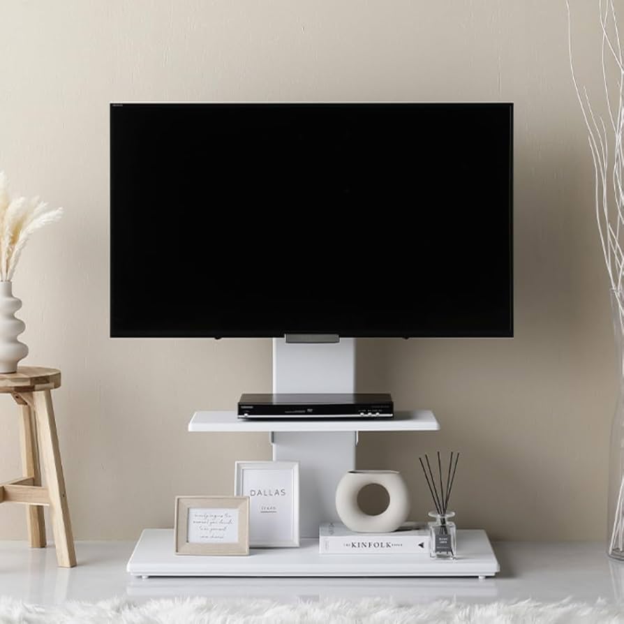 【新品•未開封】 RASIK テレビスタンド 『Fliyga フリーガ』 Amazon｜RASIK テレビスタンド ロータイプ 左右首振りタイプ 壁