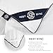 REST SYNC King Size All Seasons Comforter Duvet Insert White with Corner Tabs - Luxury Hotel Collection Hypoallergenic Goose Down Alternative Comforter