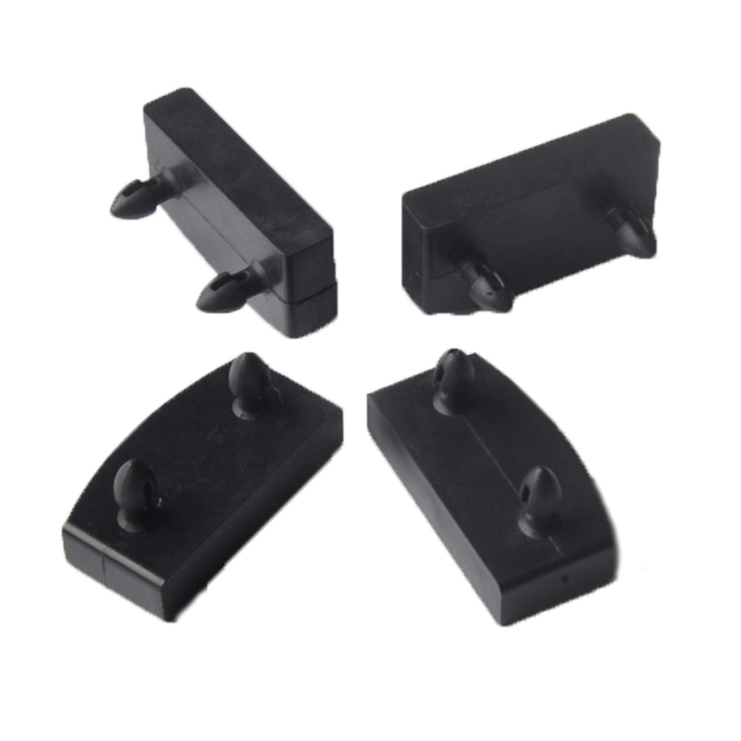 XIAONAN 53-54mm Replacement Bed Slat Holders/Caps Kits Bundles Plastic 10pcs Centre Caps+ 10pcs End Caps Holders for single, double and king size beds