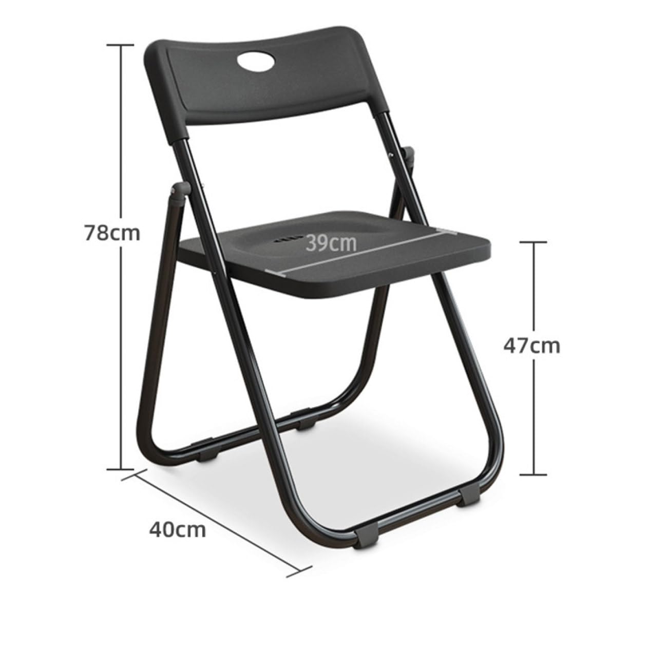 YJFFQ 折りたたみ椅子 フォールディングチェア 01レッド 背もたれ付き