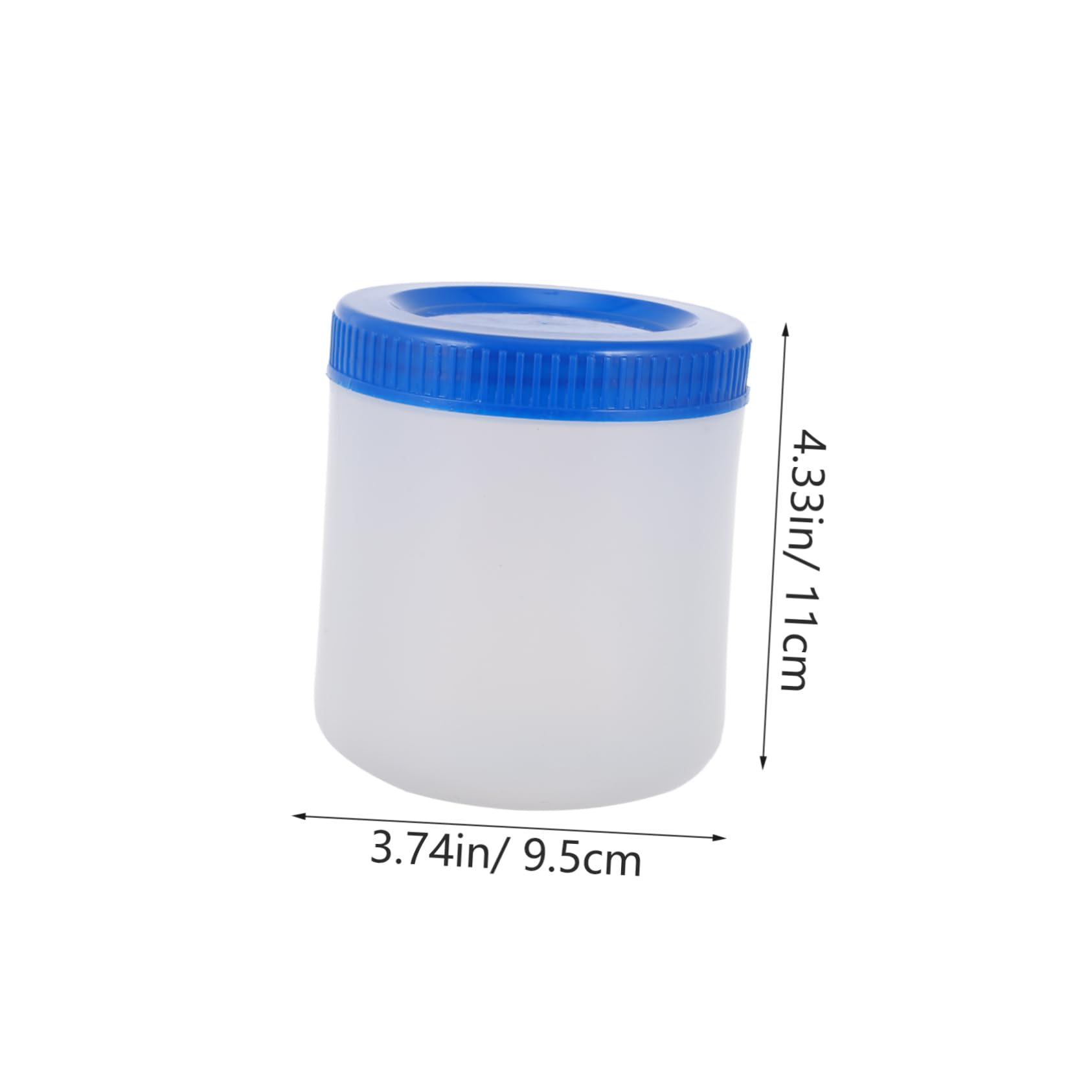 FOMIYES Hdpe Plastic Paint Bottle Non-slip Bottom Sealed Cover for Liquid Paint Containers