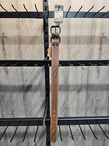Flamingo Dog Collar Montana Cognac M/L 39,5-49,5cm 35mm, Brown - Image 4