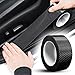 Adesivo in fibra di carbonio per auto nero protezione anti-scossa per Paraurti per Auto Antigraffio Spoiler Flessibile del Paraurti per Auto, Camion, SUV, Decorazione Fai da Te, 5MX5CM