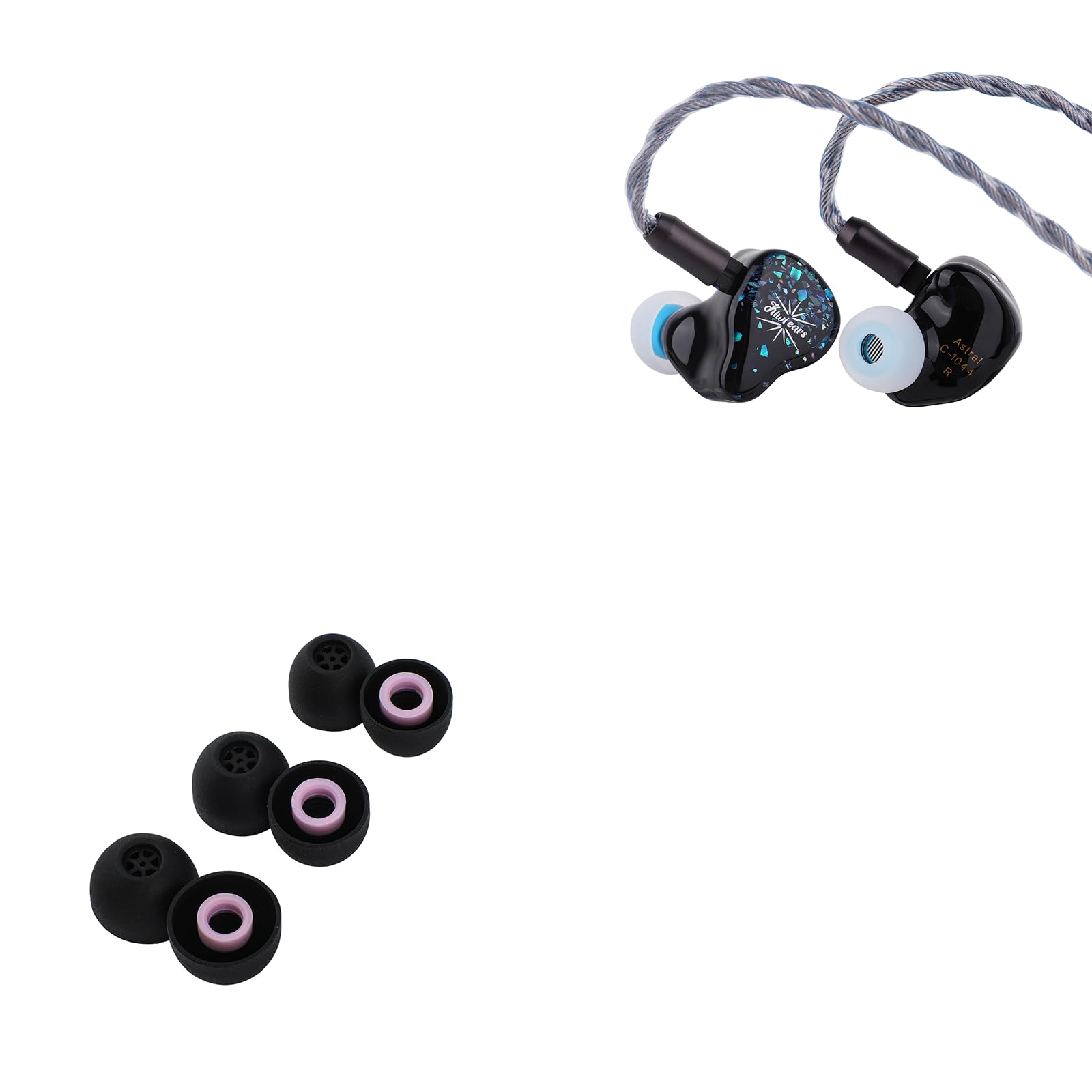 Linsoul Kiwi Ears Astral 1DD+6BA Hybrid in Ear Monitor, Wired