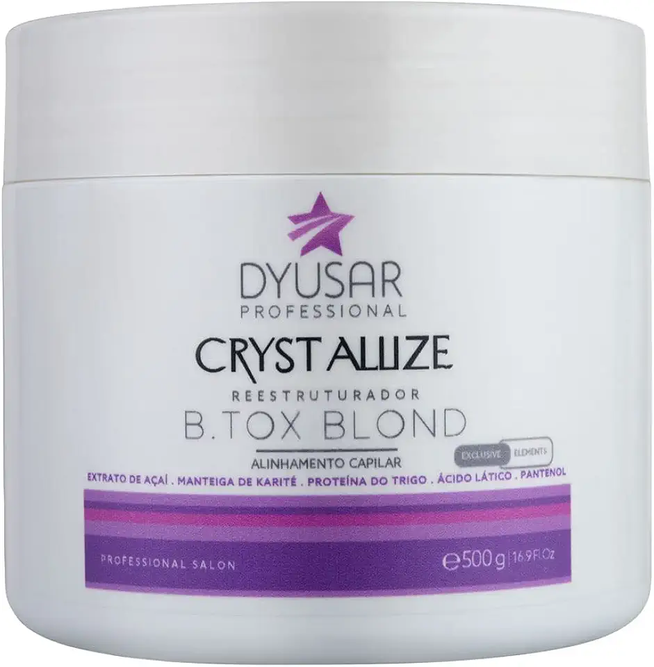 B.Tox De Cristal Matizador 500ml Dyusar Cosméticos