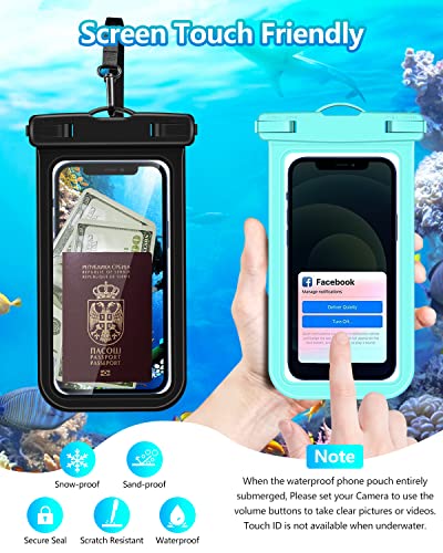 V-Golvin Universal Waterproof Phone Pouch Ipx8 Underwater Case Cell Phone Dry Bag For Iphone 13 12 11 Pro Max Se 2020 Xs Max Xr 8 7 6S Plus S22 S21 Note 20 Ultra & Smart Phones Up To 7" #TOP5