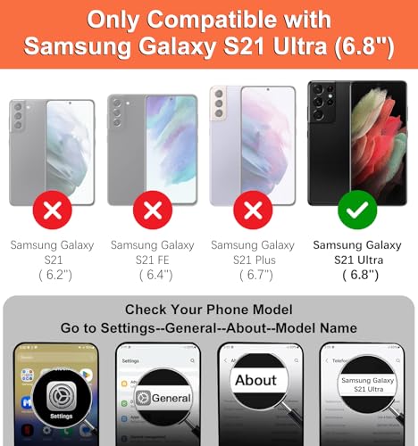 Coque portefeuille Samsung S21 Ultra beige blocage RFID - 2