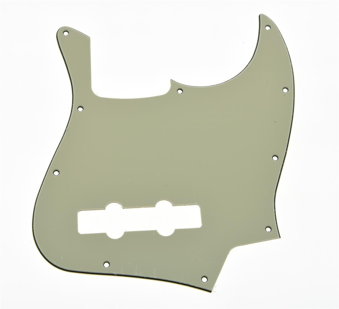 KAISH 4 String J Bass Style Pickguard Bass Pick Guard Scratch Plate for USA/Mexico Jazz J Bass Aged White