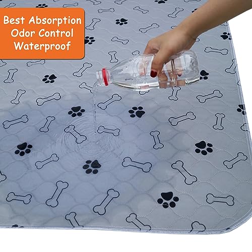 Paw Jamboree Reusable Washable Pee Pads For Dogs Large Puppy Pee Pads Washable Washable Puppy Pads Dog Pee Pads Extra Large Dog Washable Pads 35"X41"(Pack Of 2) #TOP2