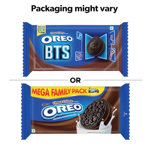 Image of Cadbury Oreo Choco Creme Flavour Cream Sandwich Biscuit, 876.75 g