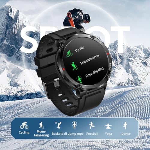 Smartwatch T30 z Słuchawkami Bluetooth F9 – Zegarek Męski z Rozmowami, Tętno, Ciśnienie, Saturacja, Sport, Muzyka, IP68, Bateria 600mAh, Ekran HD 1.6", PL Menu