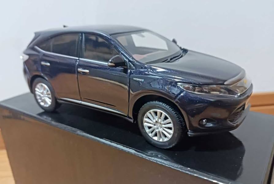 超貴重　トヨタハリアー60系　ミニカー　スパークリングブラックパール Amazon | 1/30 トヨタ ハリアー ハイブリッド HARRIER 60系 前期