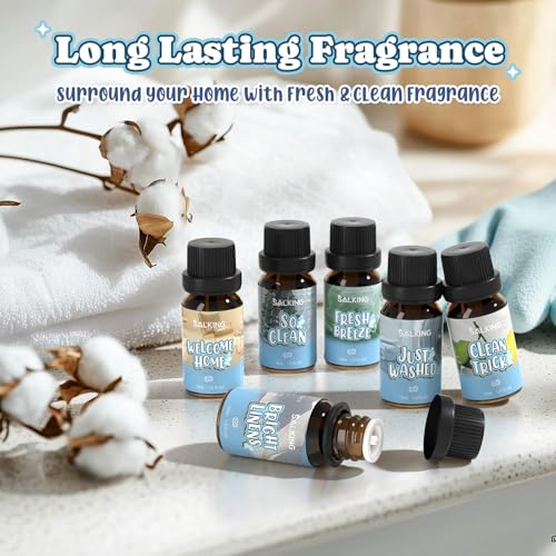 Image of SALKING Housekeeping Fragrance Oils, Premium Essential Oil Set for Diffuser