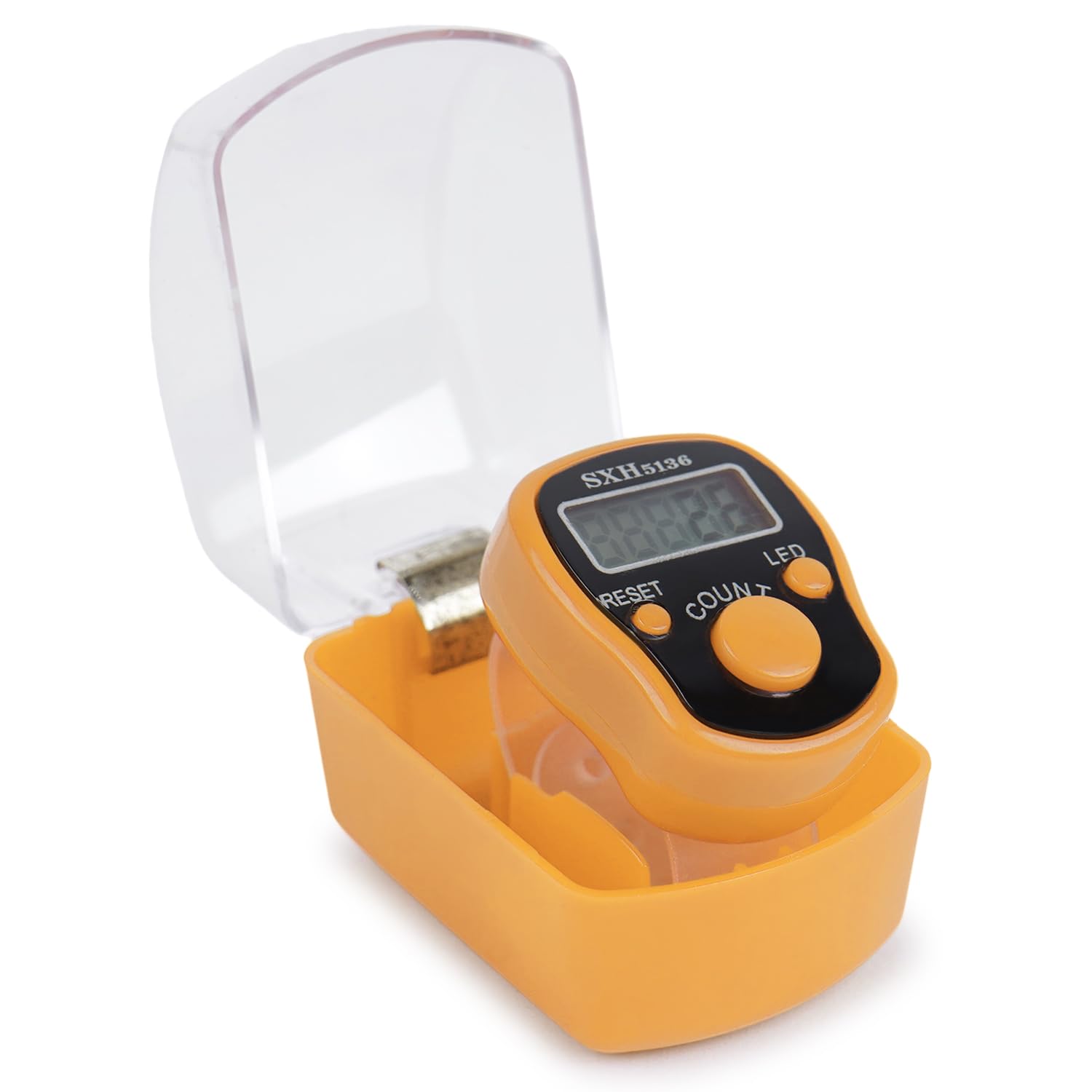 Aim Emporium Manual Digital Hand Tally Counter/Finger Counter with Led Light Color Orange. (B0BXLX76JQ) Amazon Price History, Amazon Price Tracker