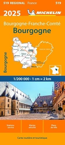 Carte Régionale Bourgogne 2025