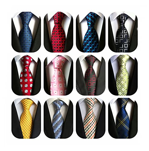 Image of WeiShang Neckties for Men, Classic Formal Tie