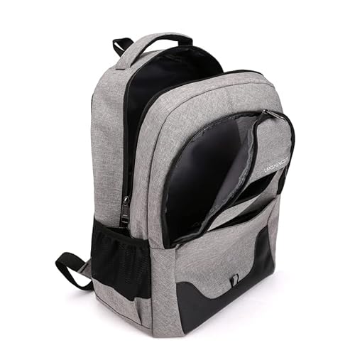 Hyranect Mochila Executiva, Alta capacidade, Unissex, Poliéster (Preto)