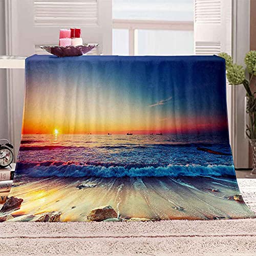 Couverture Polaire Flanelle Douceur Microfibre Impression 3D