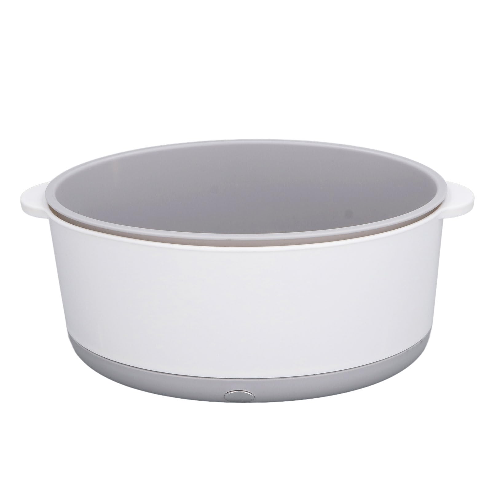 Restokki Efficient Electric Vegetable Washing Basket Double Layer Time Saving Multifunctional Fruit and Vegetable Washer (Second Generation White)