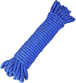20M Multi-functional Nylon Rope, 8MM Thick Heavy Duty Hanging Cord String, Traction Tying Rope for Camping Outdoor Garden