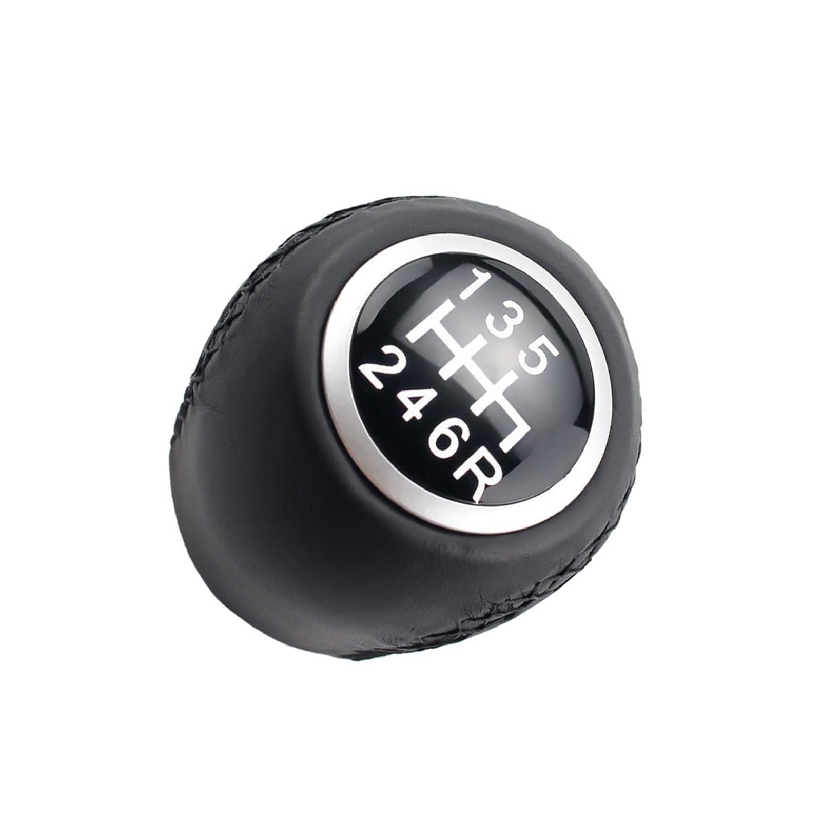 Wphlyz 6 Speed Without Hole Head Change Lever Knob For Fiat For Ducato 2002 2003 2004 2005 2006 2007-2014 Shfiter Handball Covered Leather 5 6 Speed Car Shift Knob(6 Speed Without Hole)