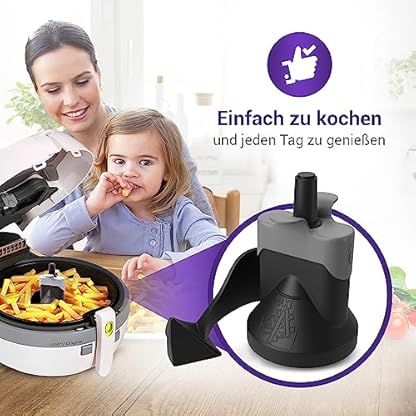 Vioks.pro Wendeschaufel Ersatz für Tefal Actifry Rührarm SS-990596 / Dreharm für AL80,FZ70, FZ71, GH80 Heißluftfritteuse Tefal Actifry Ersatzteile – Bild 8