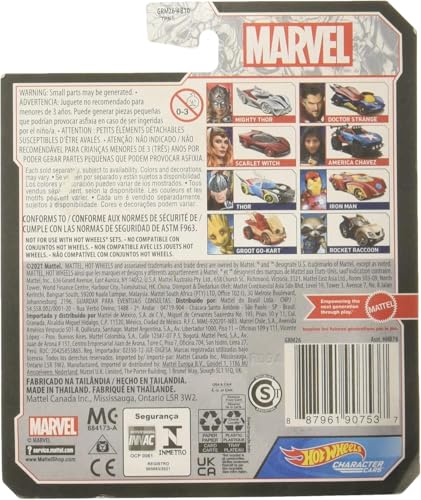 Hot Wheels Character Cars Marvel America Chavez miniatura 2