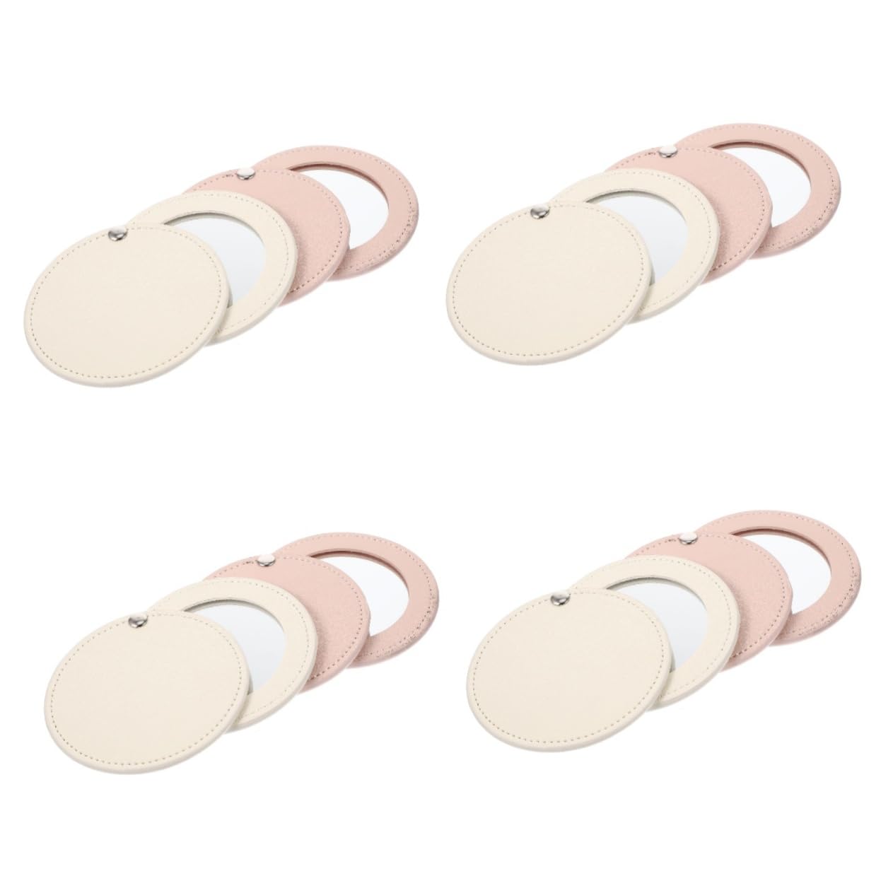 Mini miroirs compacts MAGICLULU miroirs de maquillage portables lot de 4 idées cadeaux filles