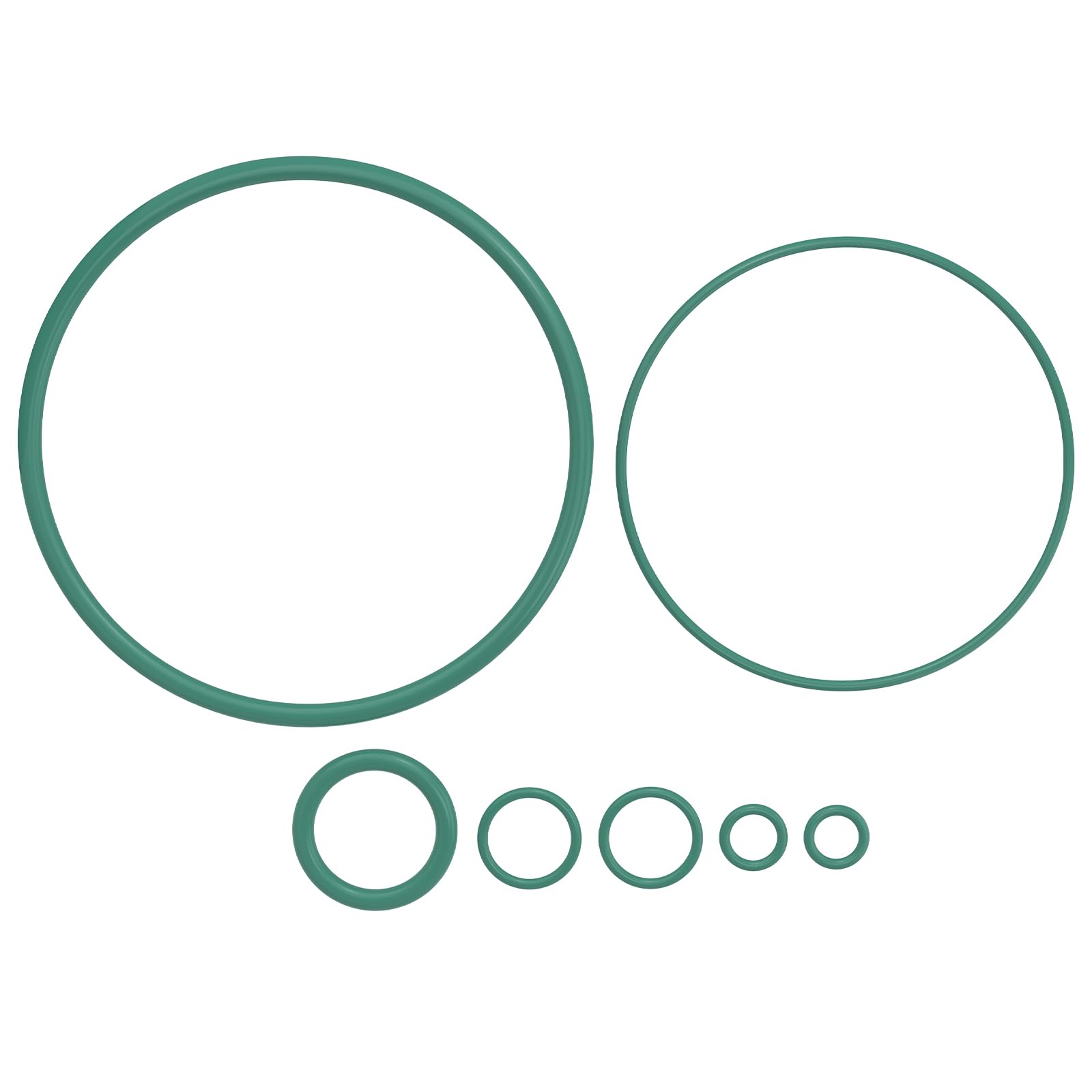 Bevinsee Oil Cooler Gasket Seal Kit Compatible with BMW E46 E36 E39 E60 E83 E53 323i 325i 328i 330i 525i 528i 530i M52TU M54 Engine, Oil Cooler Adapter Cap O-ring Replacement